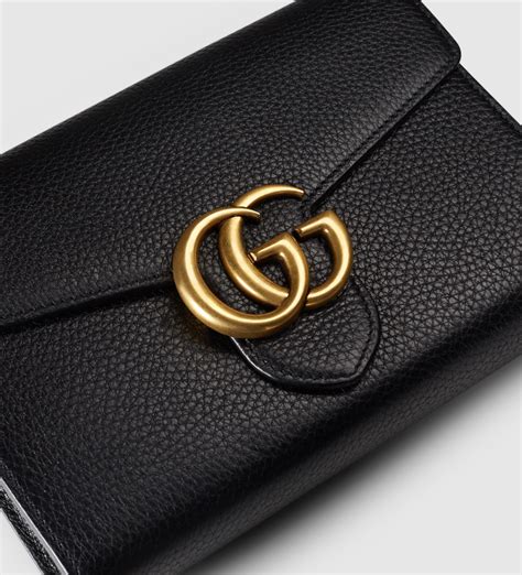 gucci gg marmont wallet on a chain|Gucci signature wallet on chain.